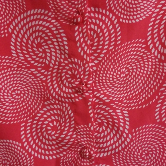 Tulle Anthropologie Blouse Bows Button - Picture 4 of 4